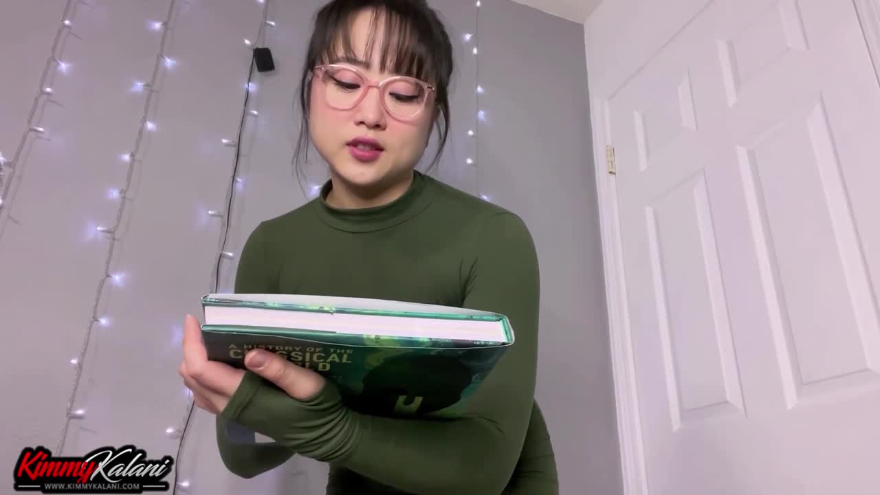 Kimmy Kalani - Keep Quiet & Eat This Ass - ASMR Librarian Sex - Fullthot