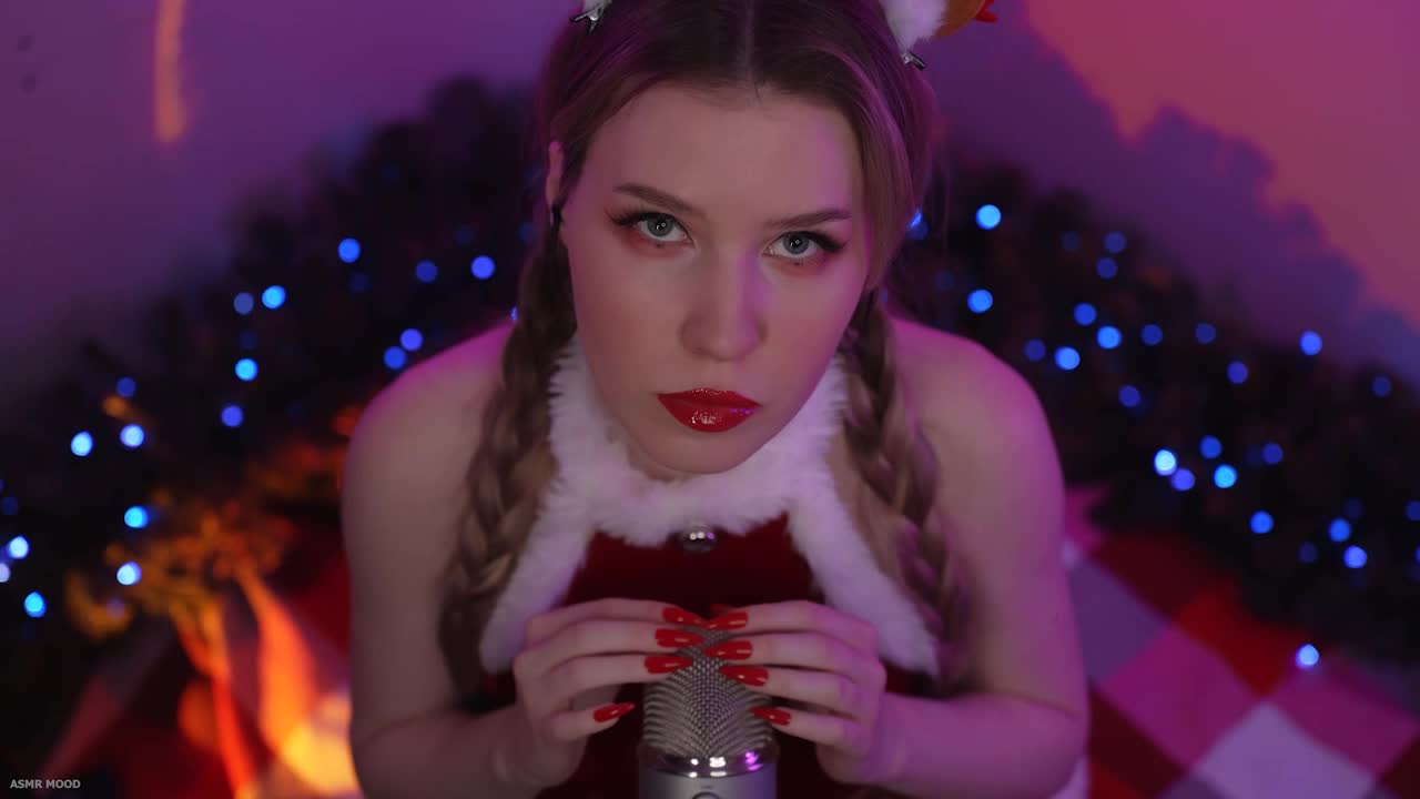 ASMR Mood - 25 December 2024 - Xmas Deer - Mic Pumping - Mic Scratching - Fullthot