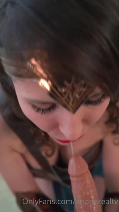 ArianaRealTV ASMR - Wonder Woman Blowjob - Fullthot