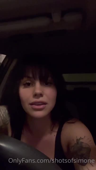 Simone ASMR Pussy - Masturbating in Car - Fullthot