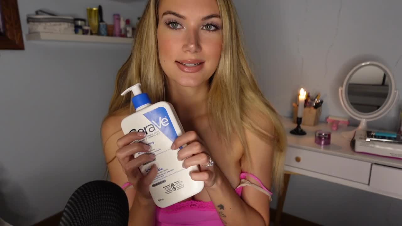 Sabrina Vaz ASMR - Sticky lotion - Fullthot